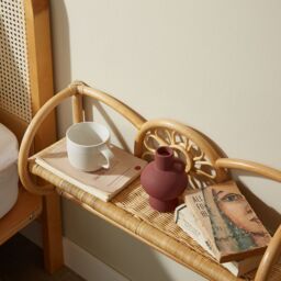 Nordlys Hanging Wall Storage Shelf in Natural Rattan in Brown - thumbnail 7