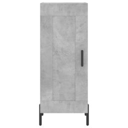 Berkfield Home Highboard Concrete Grey 34.5x34x180 cm Engineered Wood - thumbnail 6