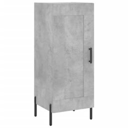 Berkfield Home Highboard Concrete Grey 34.5x34x180 cm Engineered Wood - thumbnail 5