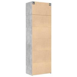 Berkfield Home Storage Cabinet Concrete Grey 70x42.5x225 cm Engineered Wood - thumbnail 8