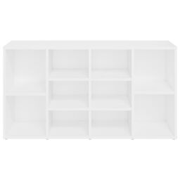 Berkfield Home Shoe Bench White 103x30x54.5 cm Engineered Wood - thumbnail 5