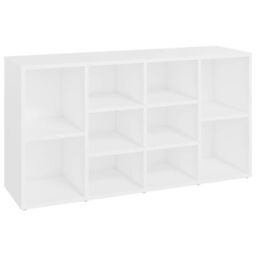 Berkfield Home Shoe Bench White 103x30x54.5 cm Engineered Wood - thumbnail 2