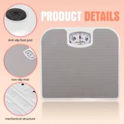 SPETLEK Grey Mechanical Dial Bathroom Scales Weighing Scale - thumbnail 2