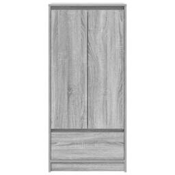Berkfield Home Durable Cabinet with Drawer Grey Sonoma 55.5x34x119.5 cm Engineer - thumbnail 6