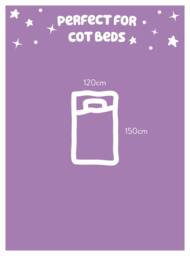 Slumberdown Little Slumbers Anti Allergy 4 Tog Cot Bed Duvet in White - thumbnail 6