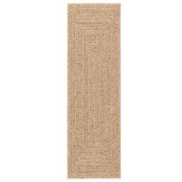 Berkfield Home Rug ZIZUR 80x250 cm Jute Look Indoor & Outdoor in Brown - Size: Medium - thumbnail 4