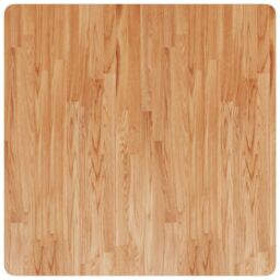 Berkfield Home Square Table Top Light Brown 80x80x1.5cm Treated Solid Wood Oak - Size: 80x80x1.5 cm - thumbnail 2