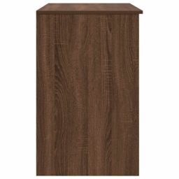 Berkfield Home Desk Brown Oak 86x49x76 cm Engineered Wood - Size: 86 x 49 x 76 cm - thumbnail 7