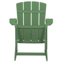 Wyld and Coco Evergreen Outdoor Chair with Integrated Footstool - Matt Green - thumbnail 7