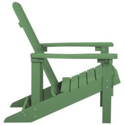 Wyld and Coco Evergreen Outdoor Chair with Integrated Footstool - Matt Green - thumbnail 6