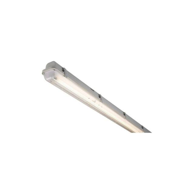 Netlighting Single Non Corrosive Fluorescent Emergency Fitting 5ftV IP65 1X35W T5 in Grey