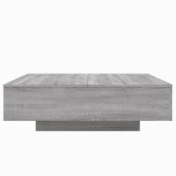 Berkfield Home Coffee Table Grey Sonoma 100x100x31 cm Engineered Wood - Size: 100 x 100 x 31 cm - thumbnail 5