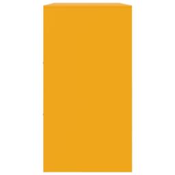 Berkfield Home Sideboard Mustard Yellow 99x39x73 cm Steel - Size: 99 x 39 x 73 cm - thumbnail 8