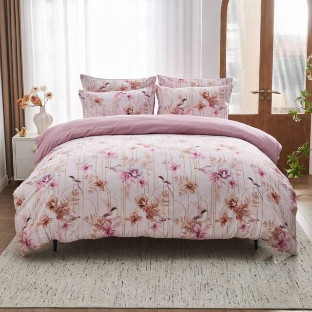 GAVENO CAVAILIA Kamala Duvet Cover Set in Pink - Size: Double - image 1