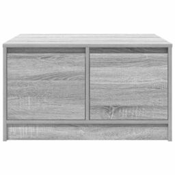 Berkfield Home Coffee Table with Drawers Grey Sonoma 70.5x70x40 cm - thumbnail 6