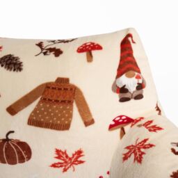 OHS Reading Pillow for Bed Sofa, Autumn Novelty Cuddle Cushion with Arms Super Soft in Natural - thumbnail 6