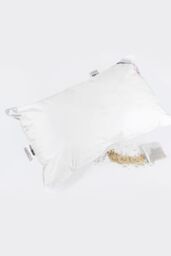 Homescapes Goose Feather & Down Camomile Pillow Dried Camomile Insert Extra Fill in White