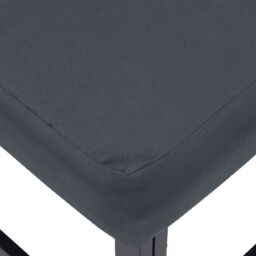 Berkfield Home Garden Sofa Set 3 pcs Black 70 x 70 x 32 cm Aluminium - thumbnail 9
