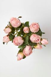Homescapes Artificial Bouquet of Roses in Pink - thumbnail 2