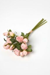 Homescapes Artificial Bouquet of Roses in Pink - thumbnail 3