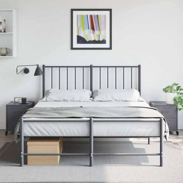 Berkfield Home Stylish Bedside Cabinets 2 pcs Anthracite 36x39x43.5 cm Steel in Charcoal - image 1