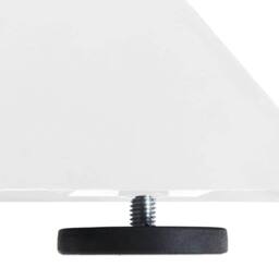 Berkfield Home Dining Table Leg Spider Shape White 85x85x(72-73) cm Steel - thumbnail 8
