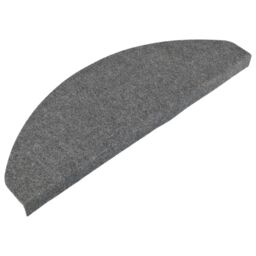 Berkfield Home Stair Mats Self-adhesive 15 pcs 65x22.5x3.5 cm Grey - Size: Medium - thumbnail 3