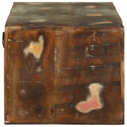 Berkfield Home TV Cabinet Multicolour 80x30x25 cm Solid Wood Reclaimed in Brown - Size: 80 x 30 x 25 cm - thumbnail 4