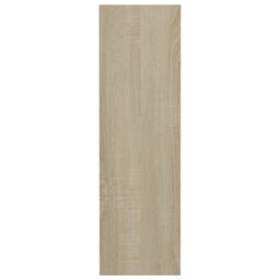 Berkfield Home Wall Shoe Cabinet Sonoma Oak 60x18x60 cm Engineered Wood in Brown - Size: 60 x 18 x 60 cm - thumbnail 5