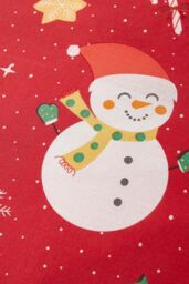 Bedlam 'Elf & Santa' Christmas Duvet Cover Set in Red - Size: Double - thumbnail 4