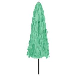 Berkfield Home Garden Parasol with Steel Pole Green 324x324x247 cm - Size: 324 x 324 x 247 cm - thumbnail 6