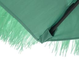 Berkfield Home Garden Parasol with Steel Pole Green 324x324x247 cm - Size: 324 x 324 x 247 cm - thumbnail 9
