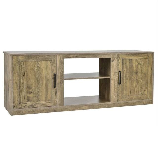 "VOGREX 58"" TV Entertainment Console Stand UK in Natural" - image 1