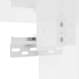 Berkfield Home Elegant Wall-mounted Bedside Cabinet High Gloss White 41.5x36x28cm - Size: 41.5x36x28 cm - thumbnail 8