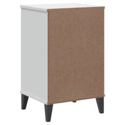 Berkfield Home Durable Bedside Cabinet VIKEN White Engineered Wood - thumbnail 8