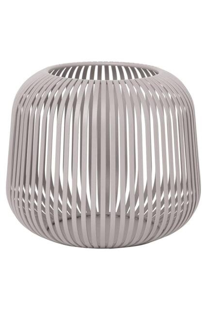 Blomus Lito Lantern Candle Holder Small - Mourning Dove in Light Grey