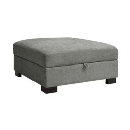 Home Detail Tate Storage Footstool in Grey - thumbnail 2