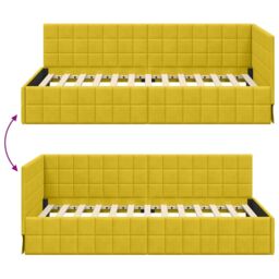Berkfield Home Corner Desk Grey Sonoma 102x88x75 cm Engineered Wood in Yellow - Size: 102 x 88 x 75 cm - thumbnail 9