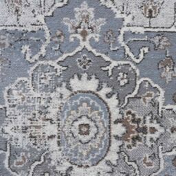 The Rug Shop UK Blue Border Floral Traditional Easy to Clean Area Rug - Size: 160 cm x 230 cm - thumbnail 4