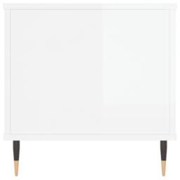 Berkfield Home Coffee Table High Gloss White 90x44.5x45 cm Engineered Wood - thumbnail 7