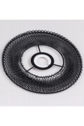 Harper Living Compact Easy Fit Vintage Metal Lampshade Ceiling fitting Shade in Black - thumbnail 2