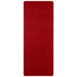 THE RUGS Plain Design Rug - Durable Polypropylene, Soft Fleece Backing in Red - Size: 200 cm diameter - thumbnail 5