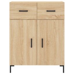 Berkfield Home Sideboard Sonoma Oak 69.5x34x90 cm Engineered Wood in Brown - thumbnail 6