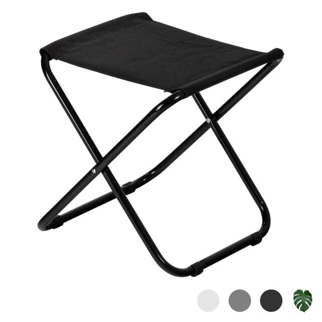 Harbour Housewares Classic Folding Stool in Black - image 1
