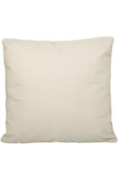 Fusion 'Plain Dye' Water & UV Resistant Filled Cushion in Natural - Size: 43 cm x 43 cm - thumbnail 1