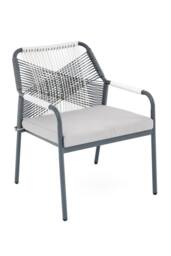 More4Homes Lagos Garden Sofa Set 4 Seater Outdoor Corner Sofa with Glass Table in Light Grey - thumbnail 7