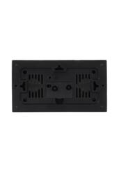 PRESENT TIME Karlsson Alarm Clock Lujo Rectangle - Mocha Brown - thumbnail 5