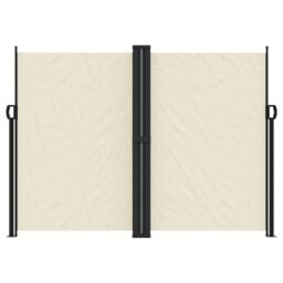 Berkfield Home Retractable Side Awning Cream 180x1200 cm - thumbnail 3