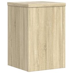 Berkfield Home Plant Stands 2 pcs Sonoma Oak 20x20x30 cm Engineered Wood in Brown - Size: 20 x 20 x 30 cm - thumbnail 7