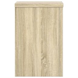 Berkfield Home Plant Stands 2 pcs Sonoma Oak 20x20x30 cm Engineered Wood in Brown - Size: 20 x 20 x 30 cm - thumbnail 6